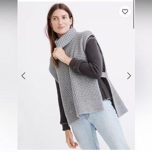 Madewell Bournville Waffle Sweater Vest